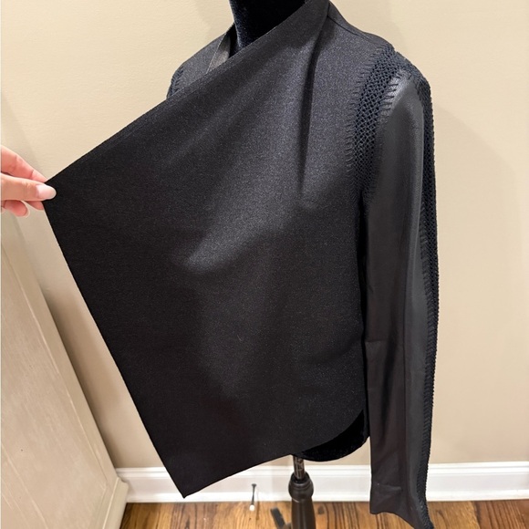 Women’s Anthropologie Stella & Jamie mixed media jacket cardigan- Size Large - Picture 5 of 9